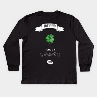 Ireland rugby design Kids Long Sleeve T-Shirt